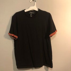 Black cuffed forever 21 men’s nice shirt